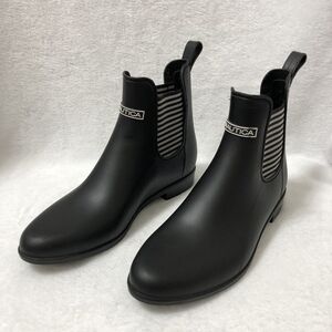 Nautica Black Rain Women Boots Size 10 Chelsea